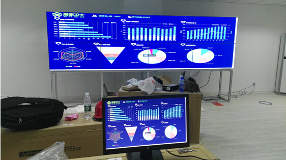 雅迅達液晶拼接屏案例